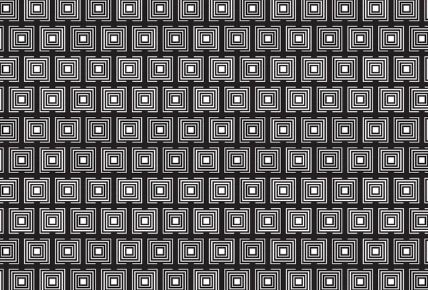 Вложенные Квадраты Используемые Качестве Фона Плитка Пола Стены Потолка Одежды — стоковый вектор