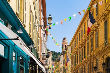 Fransa, 26 Temmuz 2024. Yazın Fransa 'nın güneyinde güzel bir turizm şehri.