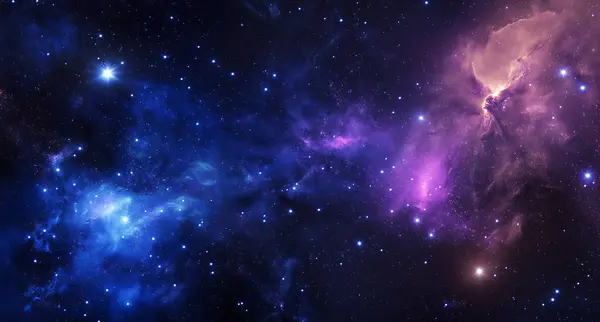 Cosmic Nebula Explosion in Deep Space