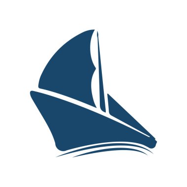 Tekne Gemisi VECTOR Logo İkonası İKASYONU