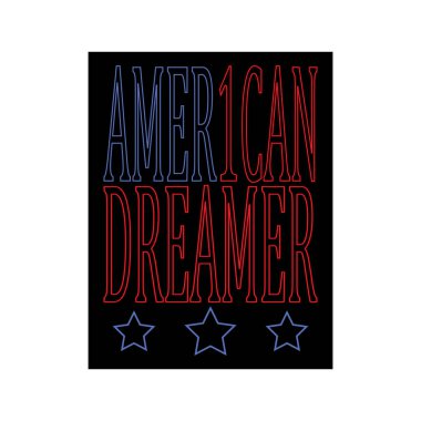 Amerikan Rüyası metin tabanlı simge logosu