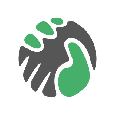El sıkışma logosu tasarımı