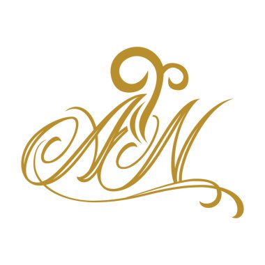 luxury steam an logo vector clipart