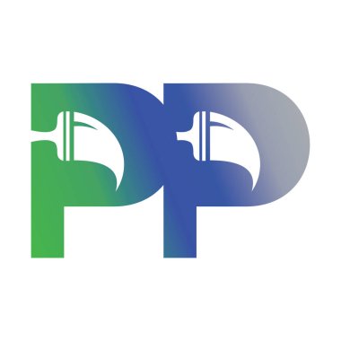 pp p boya fırçası vektörü