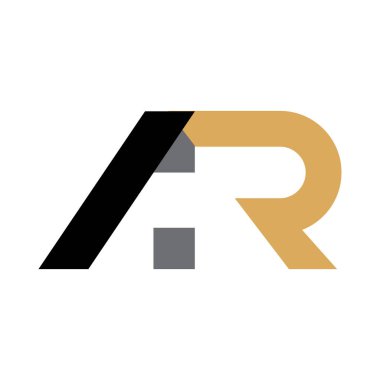 AR logosu DESIGN VECTOR INITIALS