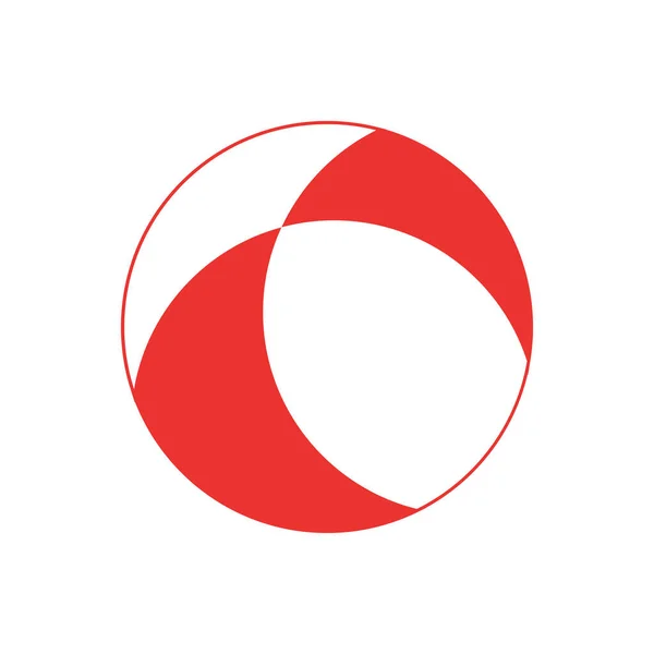 Ball Vector Logo Icon Design Ign — 图库矢量图片