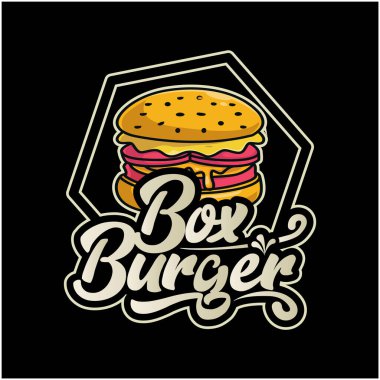 Burger Box Fastfood Logosu DESIGN