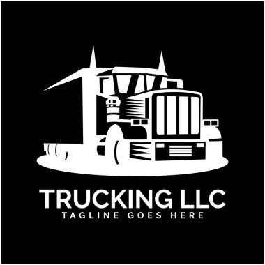 kamyon silueti logo tasarımı