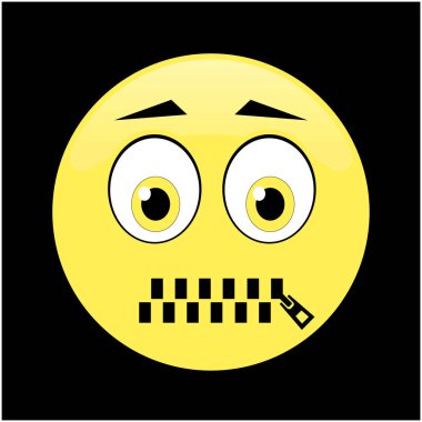 emoji logo tasarımı vektör çizimi