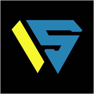 Ws son logo tasarım simgesi