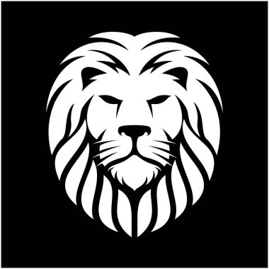 Aslan Logosu tasarım ikonu vektörü