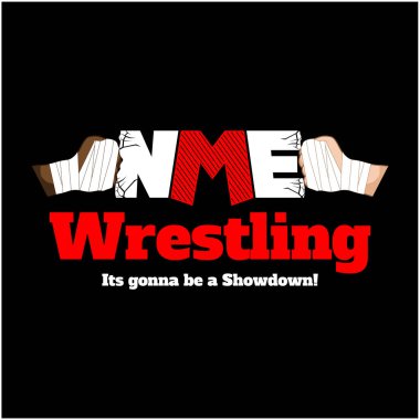 Güreşen eller logo tasarımı simgesi