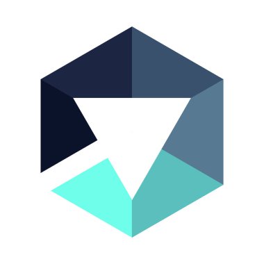 ok logo tasarımı ikon vektörü