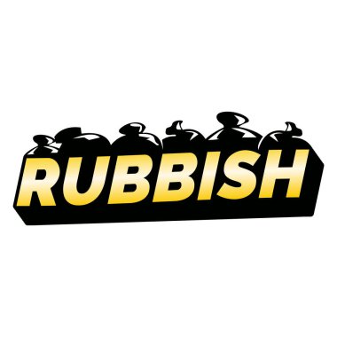 Çöp yığını, çöp yığını.