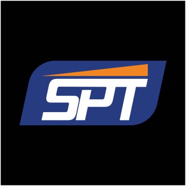 spt metin tabanlı baş harfler logosu