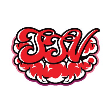 SSV duman vape logo tasarımı