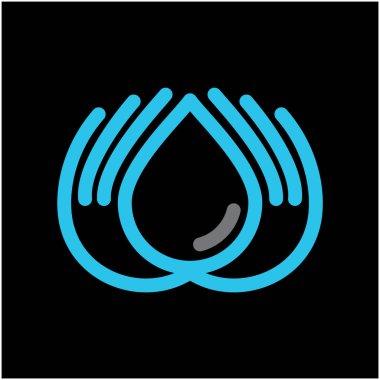 Su düşür İnanılmaz minimal logo