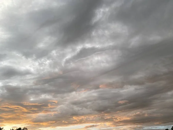 Cielo Nublado Diferentes Momentos Verano —  Fotos de Stock