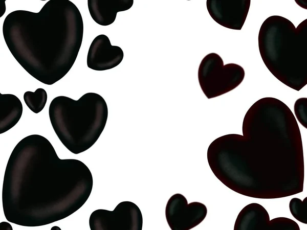 Colorful Heart Valentines Day Background — Stock Photo, Image