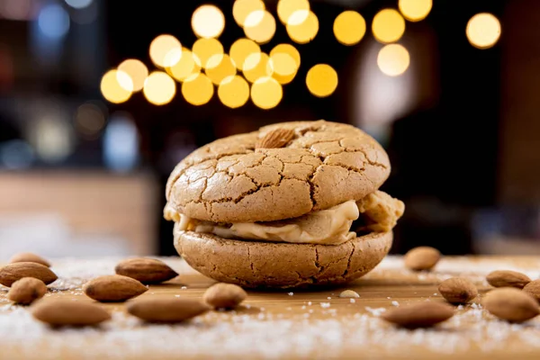 Pastanedeki leziz Dondurma Acı Badem Kurabiyeleri