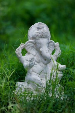 Hindistan 'daki Ganapati Festivali için Ganesh' in putları..