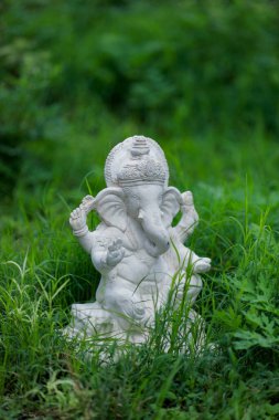 Hindistan 'daki Ganapati Festivali için Ganesh' in putları..