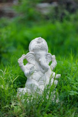 Hindistan 'daki Ganapati Festivali için Ganesh' in putları..