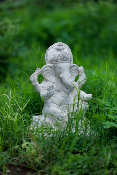 Статуя Індійського Лорда Ганеші Ідоли Лорда Ганеша Майбутнього Фестивалю Ганапаті — стокове фото
