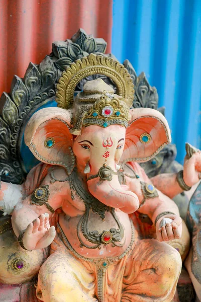 Statua Del Signore Indiano Ganesha Idoli Del Signore Ganesh Prossimo — Foto Stock