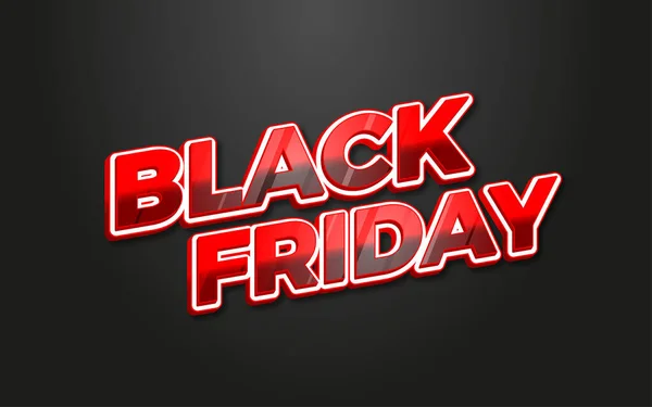 Modern Black Friday Amazing Offer Editable Text Effect Promotion Template — Stock Vector