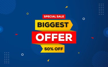 Düzenlenebilir metin efektli en büyük pankart tasarımı