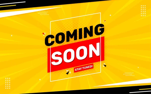 Grand Opening Coming Soon Sale Poster Sale Banner Design Template — 스톡 벡터