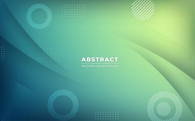 Abstract background dynamic shape decoration