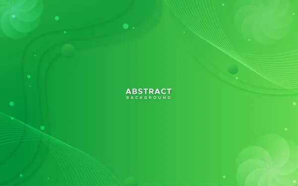 ベクターファイルによる抽象緑の背景 — ストックベクタ