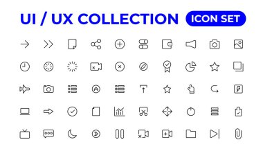 Ui ux simge seti, kullanıcı arayüzü simge koleksiyonu