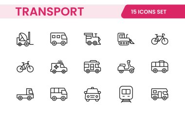 Işınlama simgesi hazır. Dağıtım, nakliye, ulaşım, kargo, yük, rota planlaması, tedarik zinciri, ihracat ve ithalat simgeleri içeriyor. Solid simge koleksiyonu.