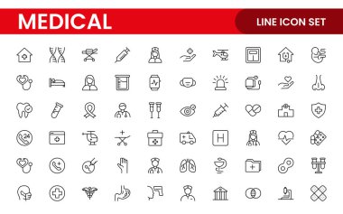 Medikal web simgelerini sıraya dizin. Tıp ve Sağlık Hizmetleri, RX. Tıp, kontrol, doktor, diş hekimliği, eczane, laboratuvar, bilimsel keşif, koleksiyon.