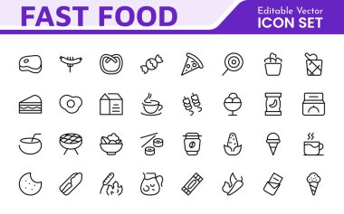 Güvenlik Simgesi Seti: Güvenlik ve koruma, siber güvenlik, ev güvenliği ve kişisel güvenliği iletmek için tasarlanmış sağlam bir modern ikon koleksiyonu.