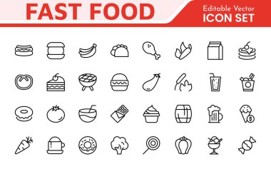 Güvenlik Simgesi Seti: Güvenlik ve koruma, siber güvenlik, ev güvenliği ve kişisel güvenliği iletmek için tasarlanmış sağlam bir modern ikon koleksiyonu.