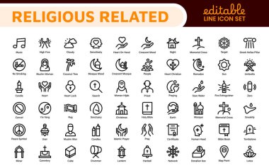 Dini Simge Seti. Çeşitli inanç ve inançları temsil eden anlamlı bir ikon koleksiyonu, eğitim materyallerini, ruhani uygulamaları ve toplum sosyal yardım girişimlerini geliştirmek için mükemmel..