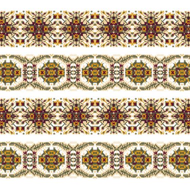 Kumaş tasarımını andıran detaylı bir desen