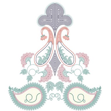 Kalın mavi ve kırmızı noktalı desenli desenli, minimalist beyaz bir arka plan.