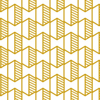 Canlı, sarı ve beyaz, kusursuz geometrik desen.