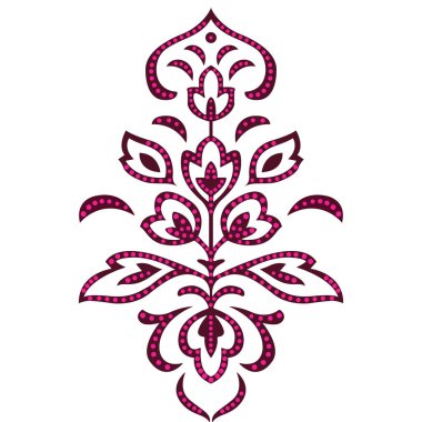 Beyaz arkaplanda kırmızı ve beyaz desen