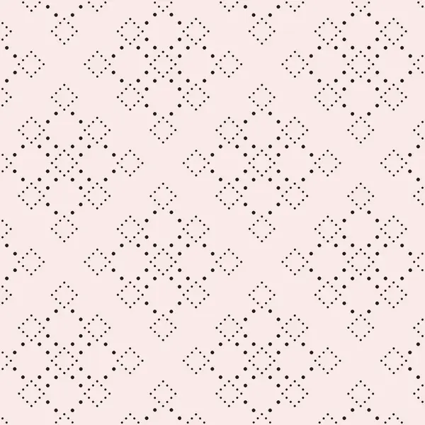 ピンクの背景に黒と白の点線パターン — ストックベクタ