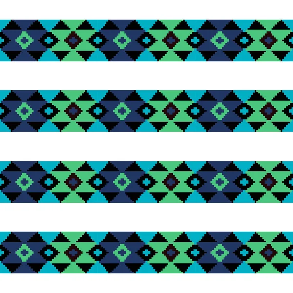 Une Rangée Colorée Bracelets Tricotés Main Motifs Bordures — Image vectorielle