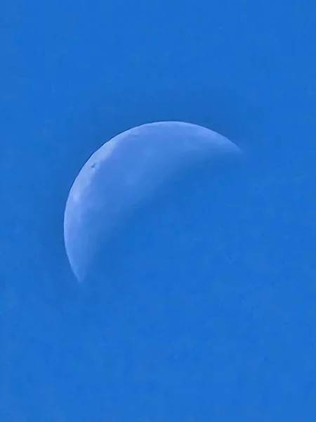 Суточный Снимок Луны — стоковое фото