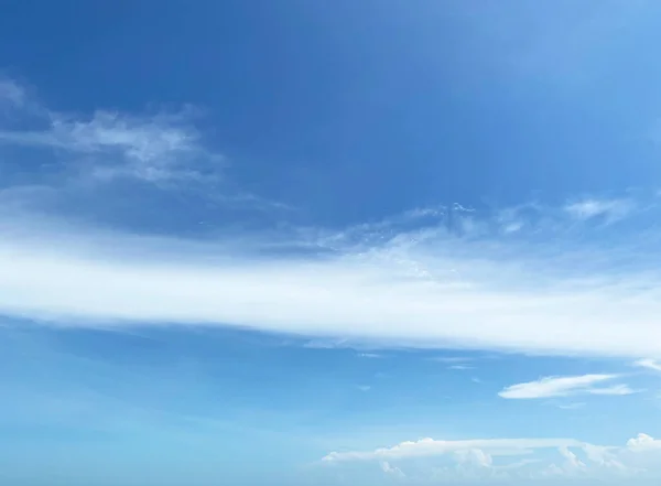 could and blue sky background.