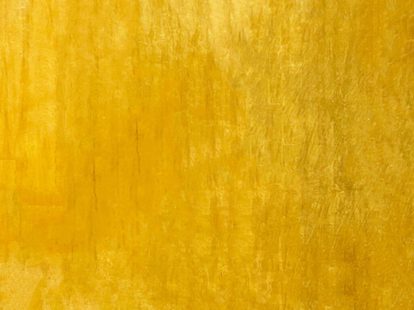 Old glod metal wall background or texture and shadow.