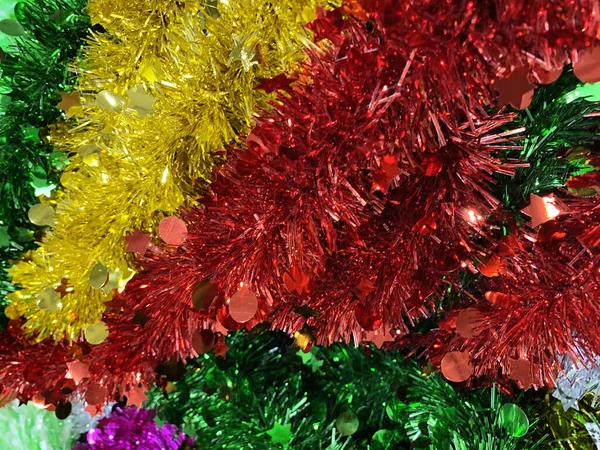 Weihnachten Baumschmuck Aus Nächster Nähe Gut Für Den Hintergrund — Stockfoto